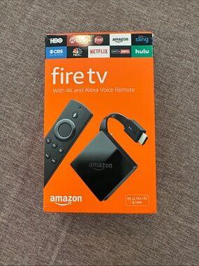 Amazon Fire TV 4K Streaming Device with Alexa Voice Remote - Brand New In Box